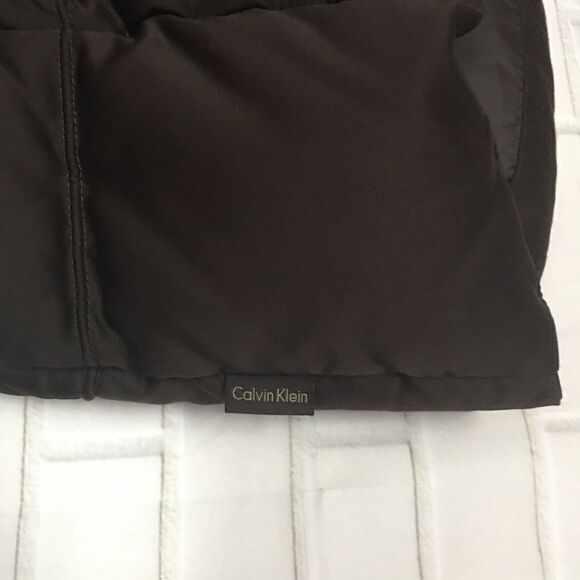 Calvin Klein down puffer jacket with fur collar XS - Picture 14 of 16